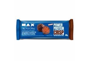 Barra De Proteína Max Titanium Power Protein Crisp Dark Chocolate Truffle 12 Unid De 44g
