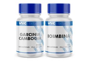 Garcinia 60cp mais Ioimbine 120Cp