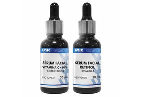 Kit Sérum Facial Vitamina C + Retinol