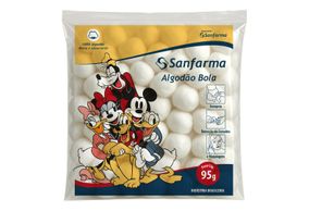 Algodão Bola Mickey Sanfarma 95g