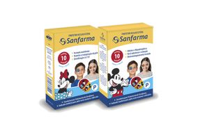 Protetor Ocular Mickey e Minnie P Sanfarma 10 Unidades