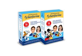Protetor Ocular Mickey e Amigos P Sanfarma 10 Unidades