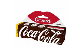 Carmed Creme Hidratante Protetor Labial Coca Cola Marrom 10g