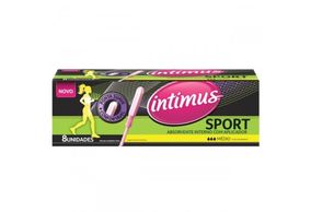 Absorvente Interno Intimus Sport com aplicador, médio, 8 unidades
