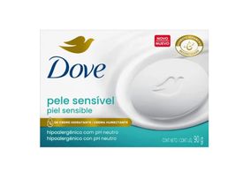 Sabonete Dove Pele Sensível barra com 90g