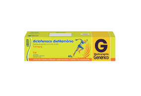 Gel Dermatológico Diclofenaco Dietilamônio 11,6Mg/g Teuto 60G