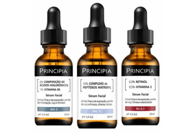 Kit Trio Sérum Facial Principia Antissinais 90ml