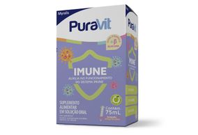 Suplemento Vitamínico Puravit Imune Solução Oral com 75ml + dosador