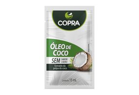 Óleo de Coco sem sabor sachê 15ml com 40 Copra