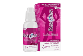 Buscofem Ibuprofeno 200mg/ml Gotas Tutti-Frutti 20ml