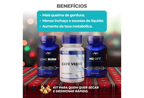 Kit Seca + Drena + Acelera – Queima, Drenagem e Metabolismo Rápido