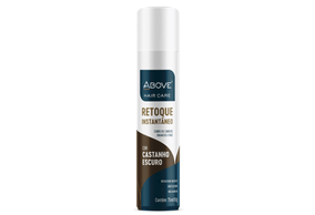 Retoque Instantâneo Capilar Above Hair Care Cor Castanho Escuro 75ml