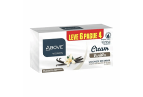 Sabonete Above Women Cream Vanilla 75g Leve 6 Pague 4