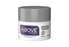 Desodorante Creme Above Unissex Sem Perfume Pote 50G