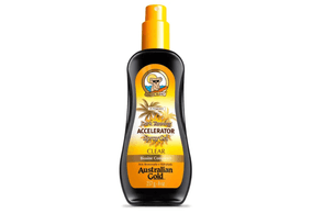 Acelerador de Bronzeado Corporal Spray Acelerador Australian Gold Dark Tanning Clear 237ml