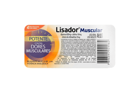 Lisador Muscular Dipirona 600Mg + Cafeína 100Mg + Citrato De Orfenadrina 70Mg 6 Comprimidos Revestidos