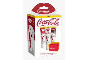Kit 3 Unidades Carmed Coca Cola HIdratante Labial 10g