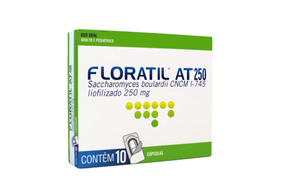 Floratil AT 250MG Cápsula gelatinosa dura - Caixa com 10 Cápsulas