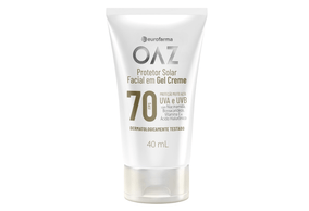 Protetor Solar Facial Em Gel Oaz Fps 70 40Ml