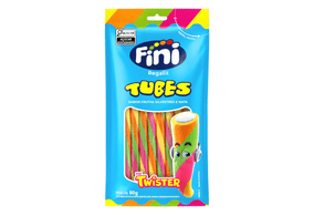 Balas de Gelatina Tubes Fini Twister 80g