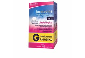 Loratadina 10mg Caixa com 12 Comprimidos Revestidos