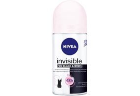 ANTITRANSPIRANTE ROLL-ON NIVEA INVISIBLE FOR BLACK & WHITE CLEAR 50ML