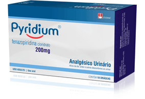 Pyridium 200mg   Caixa com 18 Comprimidos Revestidos