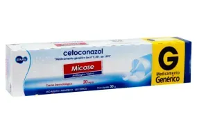 Cetoconazol 20mg/g Creme Dermatológico   Bisnaga com 30g