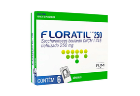 Floratil AT 250mg Cápsula Gelatinosa Dura - Caixa com 6 Cápsulas