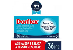 Dorflex 50 + 300 + 35mg - 36 Comprimidos Simples