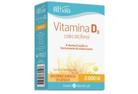 Vitamina D3 Colecalciferol 2000ui Althaia - 30 Cápsulas