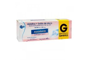 Nistatina + Oxido de Zinco 100000 + 200ui/g + Mg/g - 1 Pomada Dermatológica