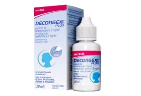Decongex Plus 2 + 2.5mg/ml Solução Oral (Gotas) - Frasco com 20mL