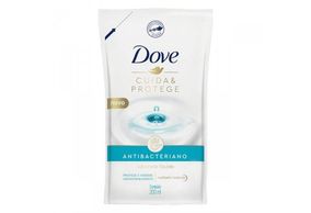 Sabonete Líquido Antibacteriano Dove Cuida & Protege 200mL Refil
