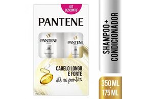 Kit Shampoo 350mL + Condicionador 175mL Pantene Liso Extremo