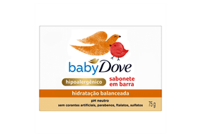 Sabonete Barra Hidratação Balanceada Dove Baby Caixa 75g