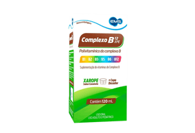 Complexo B 12 Xpe 3mg/mL + 1mg/mL + 1mg/mL + 2.5mg/mL + 1.5mg/mL + 1.5mg/mL Xarope - Frasco com 120 mL