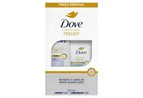 Kit Dove Bond Intense Repair Shampoo 350mL + Condicionador 150mL