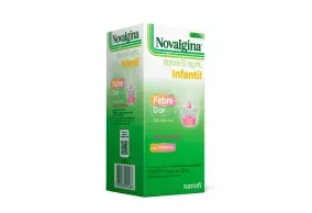 Novalgina 50mg/mL Solução Oral Sabor Framboesa - Frasco com 100mL + Copo Dosador