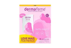Kit Sabonete Líquido Íntimo Dermafeme Tutti-Frutti com 2 Unidades 200mL