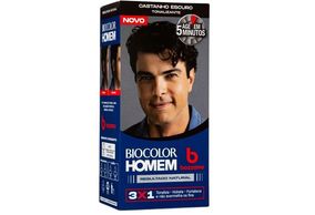 Tonalizante Biocolor Bozzano Homem Castanho Escuro