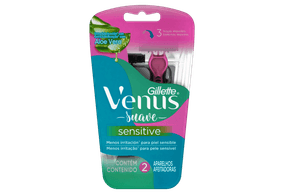 Gillette Venus Suave Sensitive Aparelho Depilatório 2 Unidades