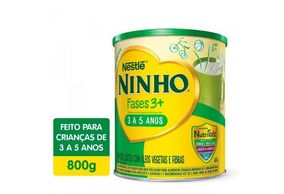 Ninho Fases 3+ Composto Lácteo - Lata com 800g