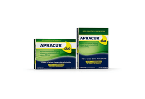 Apracur Duo 30mg + 2mg + 500mg Comprimido Revestido - Caixa com 20 Comprimidos