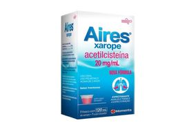 Aires 20mg/mL Xarope Frasco com 120mL Sabor Framboesa