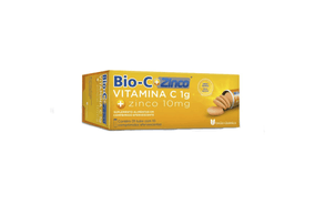 Bio-C + Zinco 1000 + 10mg - 10 Comprimidos Efervescentes