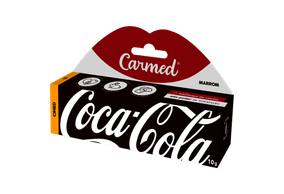 Hidratante Labial Carmed Coca-Cola Marrom 10g