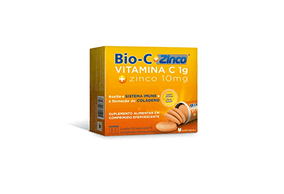 Bio-C + Zinco 1000mg + 10mg Comprimido Efervescente - Tubo com 30 Comprimidos