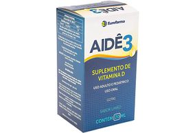 Aidê 3 Sabor Limão 200UI Gotas 10mL