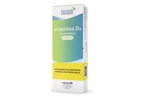 Vitamina D 2.000UI Biolab 30 Cápsulas